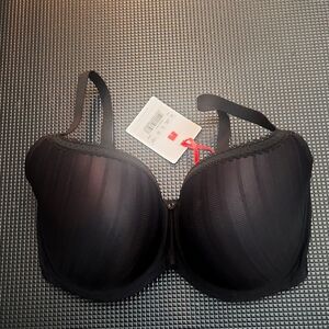 Cleo by Panache Maddie Tshirt Bra Black 34G